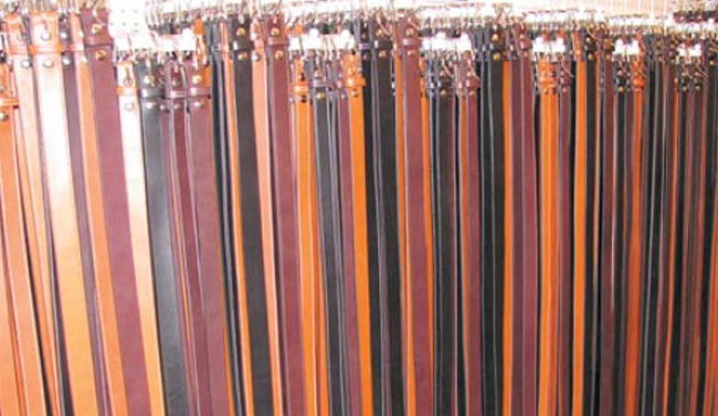 Quality handmade USA leather belts