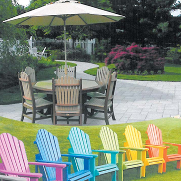 Quality Hardwood Furniture By Country, Amish Poly Vinyl Outdoor Furniture
